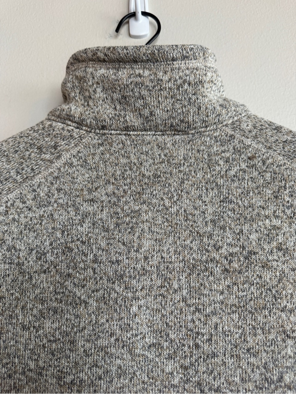 Patagonia Better Sweater Full Zip Jacket Tan Oatmeal Heather Knit Fleece XL - Picture 6 of 12